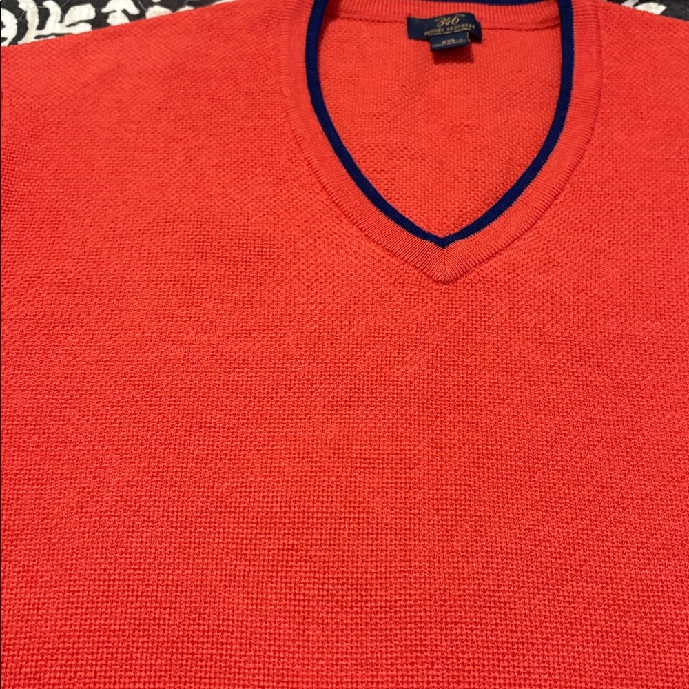 Brooks Brothers Vibrant Red Knit Sweater XXL - Picture 2 of 6
